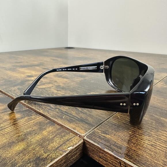 Dolce&Gabbana DG 4030 Sunglasses Womens Black Wrap 63mm Italy main image 4